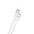 Cabo Usb-C - Lightning 1m 3.0A Trançado Branco CAB273 1HORA - Imagem 2