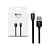 Cabo Usb-A - Lightning 1m 2.4A Trançado Preto CAB250 1HORA - Imagem 1