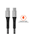 Cabo Usb-C - Usb-C 1,2m em Nylon Preto ESC06BK Geonav - Imagem 2