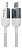 Cabo Carregador Hprime Boost60 Xl 60w Usb Tipo C 2m Grafite Branco - Imagem 1