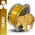Filamento Triade 3D PLA Silk Dourado 1kg - Imagem 1