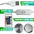 Lâmpada de Led Diy Redondo Pastilha Prata e Branca - RGB 2W - Imagem 3