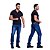 Calça Jeans Estilo Único Com Elastano Masculina 8012 Azul - Imagem 2
