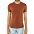 Camiseta Ogochi Essencial Slim Masculina Marrom - Imagem 1