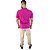 Camiseta Ogochi Masculino Manga Curta Essencial Slim Rosa - Imagem 2