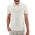 Camisa Gola Polo Ogochi Casual Slim Masculina Marfim - Imagem 1