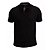 Camiseta Gola Polo Ogochi Casual Slim Masculina Preta - Imagem 1
