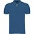 Camiseta Gola Polo Ogochi Casual Slim Masculina Azul - Imagem 1
