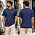 Camiseta Ogochi Casual Slim Masculina M/C 6454003-0080 Azul - Imagem 3