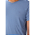Camiseta Ogochi Essencial Slim Masculino Azul Algodão - Imagem 3