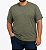Camiseta Ogochi Plus Size Casual Masculina Mescla Escuro - Imagem 2