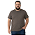 Camiseta Ogochi Plus Size Casual Masculina Mescla Giz - Imagem 1