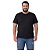 Camiseta Ogochi Plus Size Casual Masculina Preto Manga Curta - Imagem 2