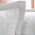 Kit Colcha Miraggio Queen 2,40m x 2,60m Cinza com 2 Fronhas - Imagem 2