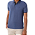 Camisa Gola Polo Ogochi Slim Piquet Casual Masculino Azul - Imagem 1