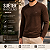 Suéter Tricot Ogochi Essencial Slim Masculino Marrom - Imagem 2