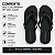 Chinelo Ogochi Casual Básico Sintético Preto - Imagem 2
