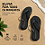 Chinelo Ogochi Casual Básico Sintético Preto - Imagem 3