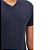 Camiseta Ogochi Decote V Essencial Slim Azul Marinho - Imagem 3