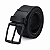 Cinto de Couro Liso Preto Ogochi Ponteira Angular - Imagem 2