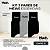 Kit 3 Pares de Meia Mash Cano Longo Casual Preto e Cinza - Imagem 2