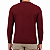 Suéter de Tricot Slim Ogochi Masculino Bordô Vinho - Imagem 3