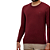 Suéter de Tricot Slim Ogochi Masculino Bordô Vinho - Imagem 2