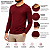 Suéter de Tricot Slim Ogochi Masculino Bordô Vinho - Imagem 1