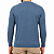 Suéter de Tricot Slim Ogochi Masculino Azul Vintage Índigo - Imagem 3