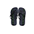 Chinelo Ogochi Casual Básico Listrado Sintético Preto - Imagem 4