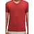 Camiseta Ogochi Decote V Masculina Essencial Slim Vermelha - Imagem 1