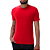 Camiseta Ogochi Essencial Slim Masculina Casual Vermelha - Imagem 1