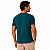 Camiseta Ogochi Essencial Slim Masculina Verde Petróleo - Imagem 2