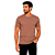 Camiseta Ogochi Essencial Slim Masculina Marrom Rosé - Imagem 1