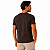 Camiseta Ogochi Gola Redonda Essencial Slim Marrom Café - Imagem 2