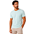 Camiseta Ogochi Essencial Slim Masculina Verde Menta Claro - Imagem 1