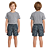Bermuda Boxer Ogochi Infantil/Juvenil Estampada com Bolso - Imagem 3