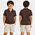 Camisa Gola Polo Ogochi Infantil Essencial Slim Marrom - Imagem 2