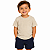 Camiseta Ogochi Infantil JuvenilEssencial Slim Lisa Areia - Imagem 2
