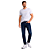 Calça Jeans Ogochi Bolso Redondo Slim Azul Jeans Escuro - Imagem 2