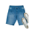 Bermuda Jeans Ogochi Masculina Tradicional Jeans Azul Claro - Imagem 2
