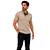 Camisa Gola Polo Masculina Ogochi Casual Slim Piquet Bege - Imagem 2