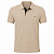 Camisa Gola Polo Masculina Ogochi Casual Slim Piquet Bege - Imagem 1