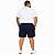 Bermuda Boxer Ogochi Plus Size Lisa com Elastano Azul Escuro - Imagem 2