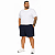 Bermuda Boxer Ogochi Plus Size Lisa com Elastano Azul Escuro - Imagem 1