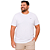 Camiseta Ogochi Plus Size Branca Algodão Masculina - Imagem 1