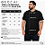 Camiseta Ogochi Plus Size Preta Algodão Masculina - Imagem 4