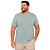 Camiseta Ogochi Plus Size Verde Cidreira Algodão Masculina - Imagem 1