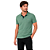Camisa Gola Polo Ogochi Casual Slim Masculino Verde - Imagem 1