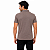 Camisa Gola Polo Ogochi Piquet Casual Masculino Marrom Taupe - Imagem 3